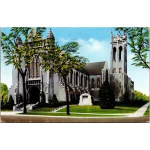 United Lutheran Church At Greenfield 1961 Oak Park IL Vintage Postcard SPT15